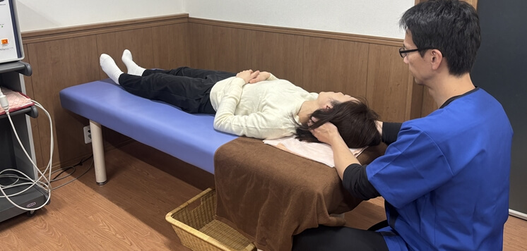 施術中の様子