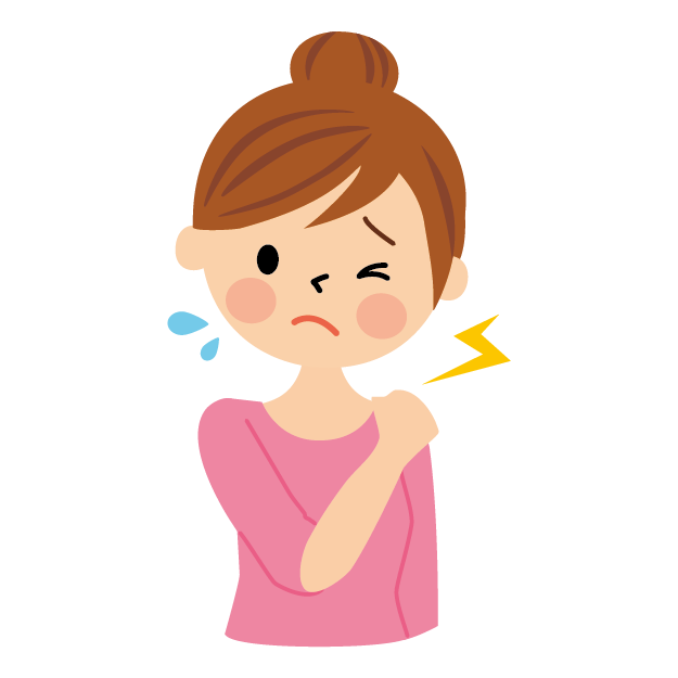 肩こりに悩む女性