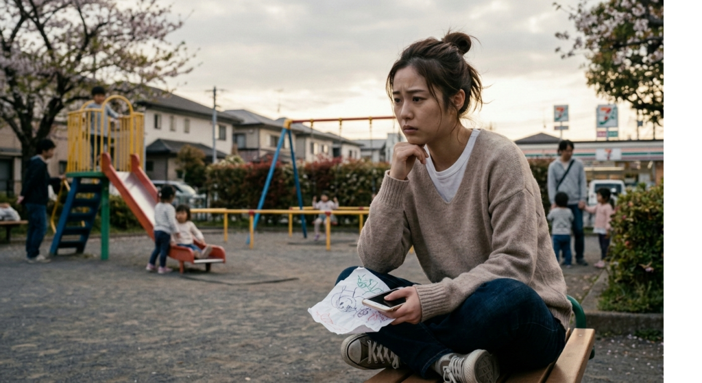 ストレスを感じる女性