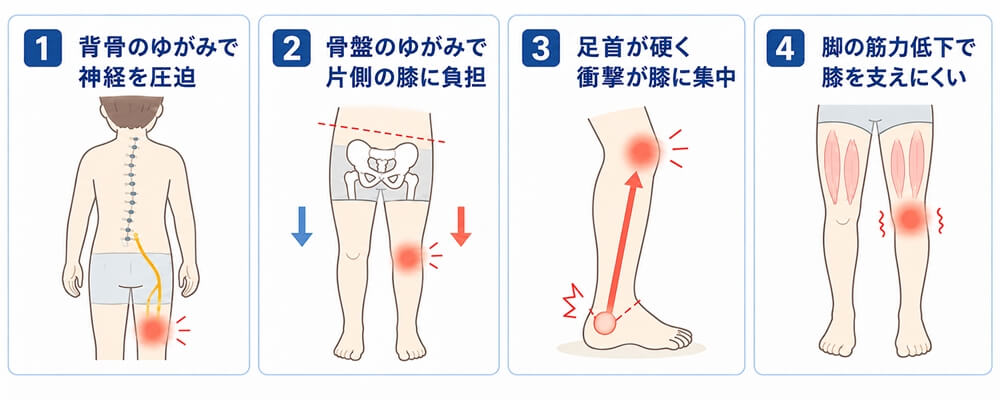 膝痛の根本原因